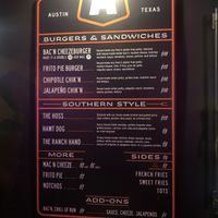 Menu April 2022  at Arlo's Food Truck - Cheerup Charlie's in Austin