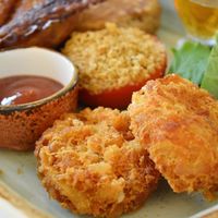 Amazing hash browns  at Lazy Farmers in Seoul