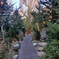 Walkway at Lazy Farmers in Seoul