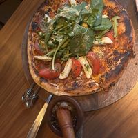 Pizza- not gluten free  at Lazy Farmers in Seoul