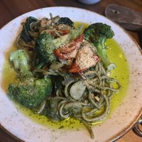 Pesto pasta- not gluten free  at Lazy Farmers in Seoul