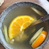 Ingwertee at HaYaKi Sushi in Goch