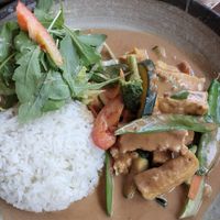 Tofu in Erdnusssoße at HaYaKi Sushi in Goch