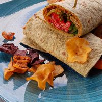 Zeewier wrap at Havenpaviljoen De Dining in Oost-vlieland