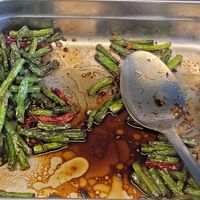 Green beans with chili, delicious at China Restaurant 99 in Basel