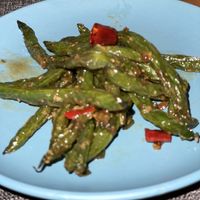 String bean appetizer   at Red Ginger Dimsum & Tapas in Asheville