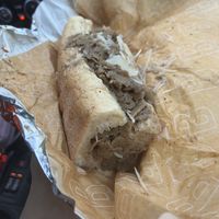 beefless italian beef sandwich  #Veganuary at Buona in Algonquin
