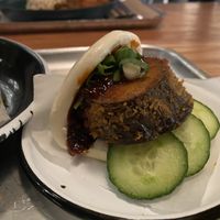 Aubergine bao  at Yum Bun - Food Stall in London