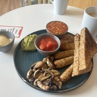  Vegan breakfast   at Morrisons Cafe in Brecon