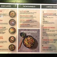 The menu #Veganuary at Wok to Walk in Nantes