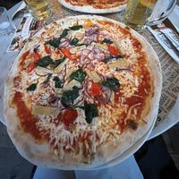 Vegan pizza   at L'Osteria in Marl