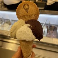 Fig, coconut and dark chocolate  at Cremeria alla Scala in Ostuni