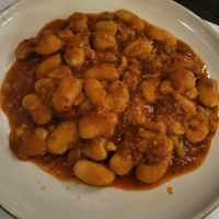 Giant beans (butternut beans) at To Choriátiko - Το χωριάτικο in Aridaia