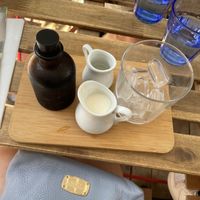 cold brew w/ oat milk   at Bonjo in Paris