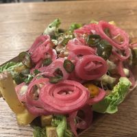 Loaded fries 'Kapsalon' 14€  at Brasserie LouLou in Cadzand