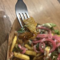 Loaded fries 'Kapsalon' 14€  at Brasserie LouLou in Cadzand