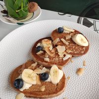 Boekweit pannenkoekjes at Brouw in Ouddorp