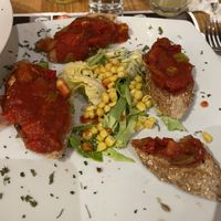 Vegetarian bruschetta   at Sicilia in Podgorica