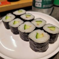 Cucumber maki at LHR - YO! Sushi - T3 in West London