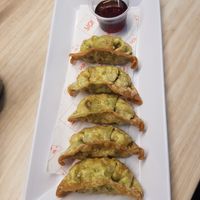 Vegetabele Gyozas at LHR - YO! Sushi - T3 in West London