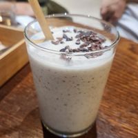 Chocolate mint smoothie at eatYOGAstudio in Hayama