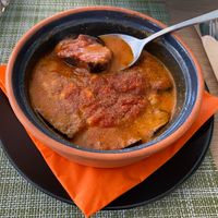 Eggplant Saganaki at Veganissimo in Santorini