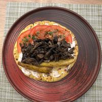   at Veganissimo in Santorini