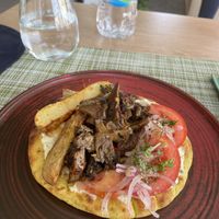 Gyros   at Veganissimo in Santorini
