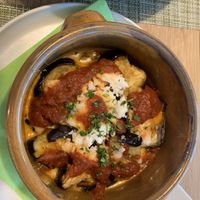 Saganaki   at Veganissimo in Santorini