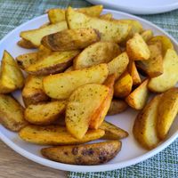 Potatoes at Veganissimo in Santorini