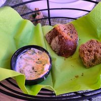 Tzatziki at Veganissimo in Santorini