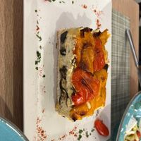 Mashroom sovaulki   at Veganissimo in Santorini