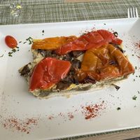 millefeuille with vegetables   at Veganissimo in Santorini