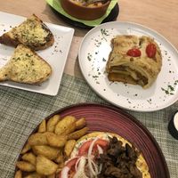   at Veganissimo in Santorini