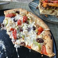   at Veganissimo in Santorini