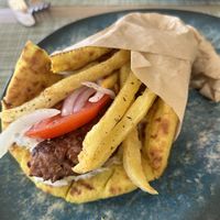   at Veganissimo in Santorini