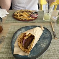   at Veganissimo in Santorini