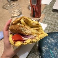   at Veganissimo in Santorini