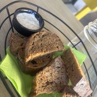   at Veganissimo in Santorini