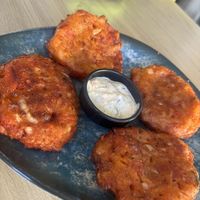 Tomato balls   at Veganissimo in Santorini