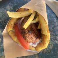 Beyond gyro   at Veganissimo in Santorini