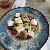   at Veganissimo in Santorini