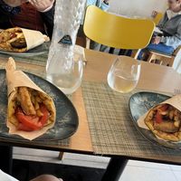   at Veganissimo in Santorini