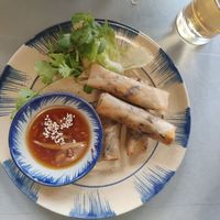 Fried Spring Rolls at Thong Dong Vegan Kitchen & Cafe in Lao Cai