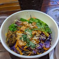 'Yummy Fried Noodles' at Thong Dong Vegan Kitchen & Cafe in Lao Cai