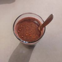 Hot chocolate at Thong Dong Vegan Kitchen & Cafe in Lao Cai