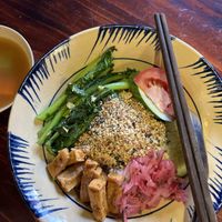Colorfol rice  at Thong Dong Vegan Kitchen & Cafe in Lao Cai