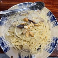 Creamy spaghetti   at Thong Dong Vegan Kitchen & Cafe in Lao Cai
