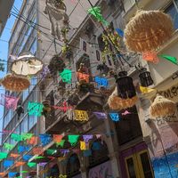 Sitting Outside at The Frogs Guesthouse in Athens