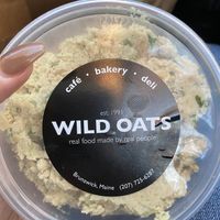 A pound of vegan mock chicken salad at Wild Oats Bakery and Cafe in Brunswick